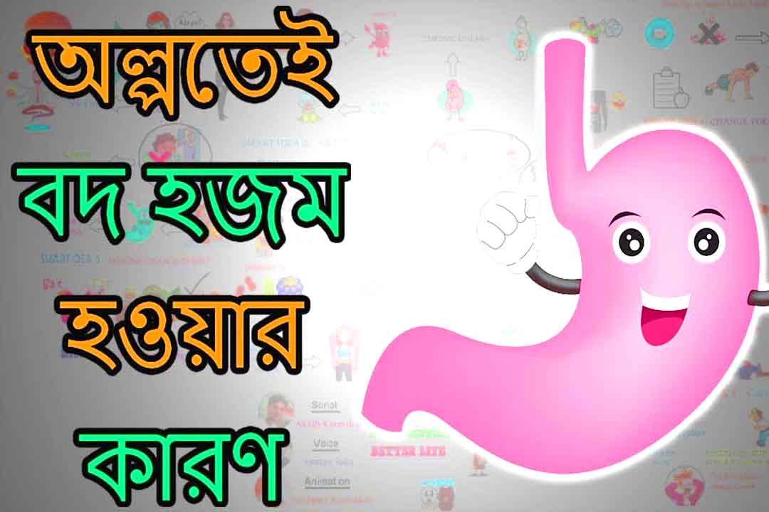 হজমশক্তি বাড়ানোর ১০টি ঘরোয়া উপায়। হজম না হওয়ার কারন। হজমশক্তি নিয়ন্ত্রনের উপায়।